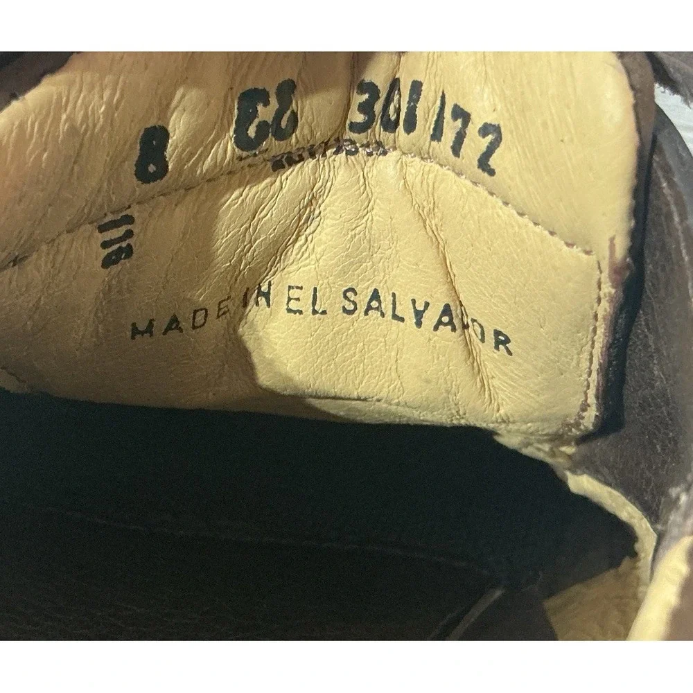 LL BEAN ALLAGASH Hand Sewn Bison Leather Loafer 301172 Men's Size 8 EE Wide NEW